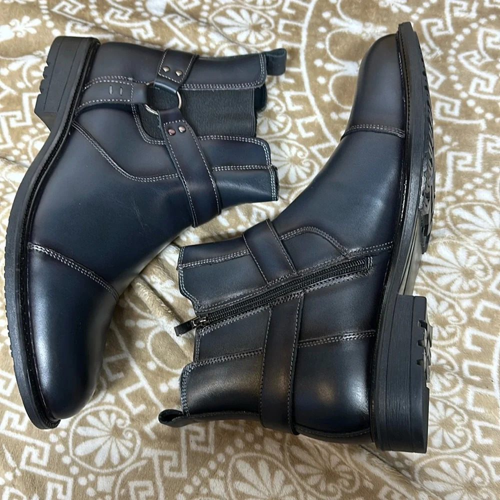 Arkbird Chelsea Ankle Boots for Men Genuine Leather Boots New in Box